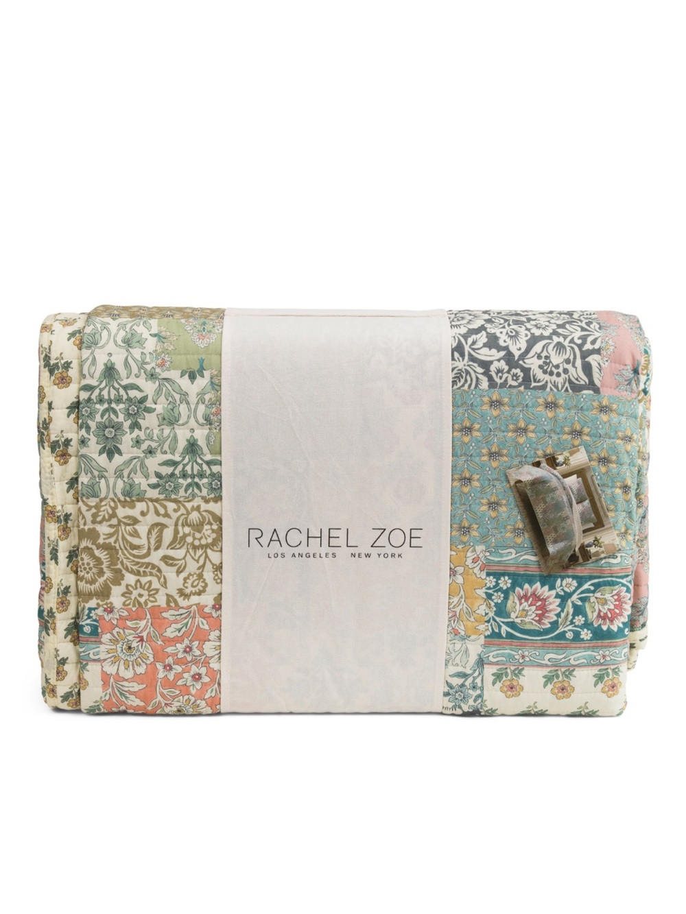 Rachel Zoe Floral Patchwork Quilt - Multicolor